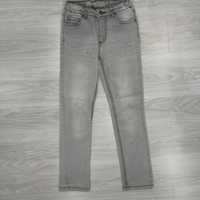 Spodnie jeans szare r. 134