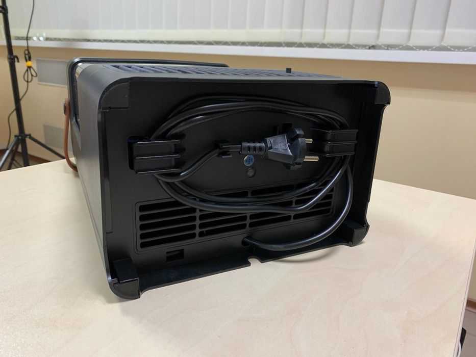 Тепловентилятор керамічний Lesko YNDBL-02 Flame імітація каміна сенсор