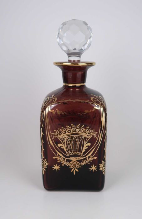 Garrafa vidro / cristal antiga