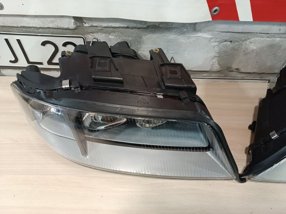 Передние bi-led фары audi allroad, a6c5 дорестайл