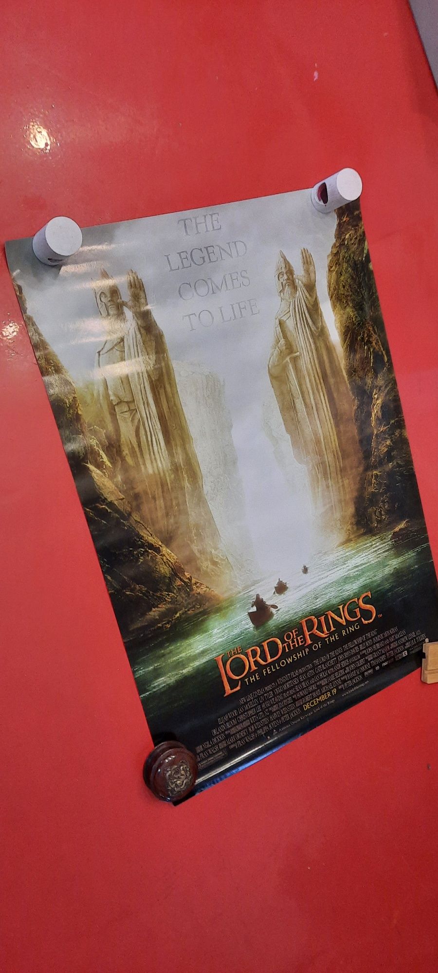 Poster com moldura metálica de o Senhor dos Anéis