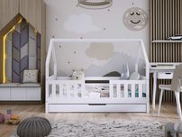 Nowe łóżko dziecięce DOMEK DYZIO 160x80 - materac gratis !