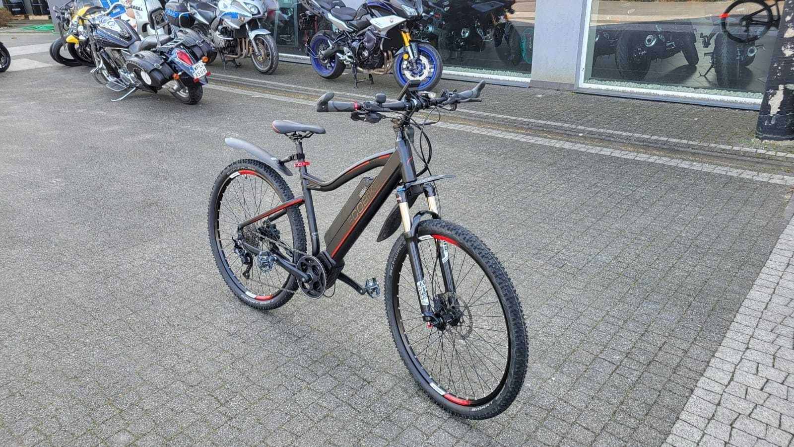 Rower MTB górski elektryczny Ecobike RS19, stan bdb, bogato wyposażony