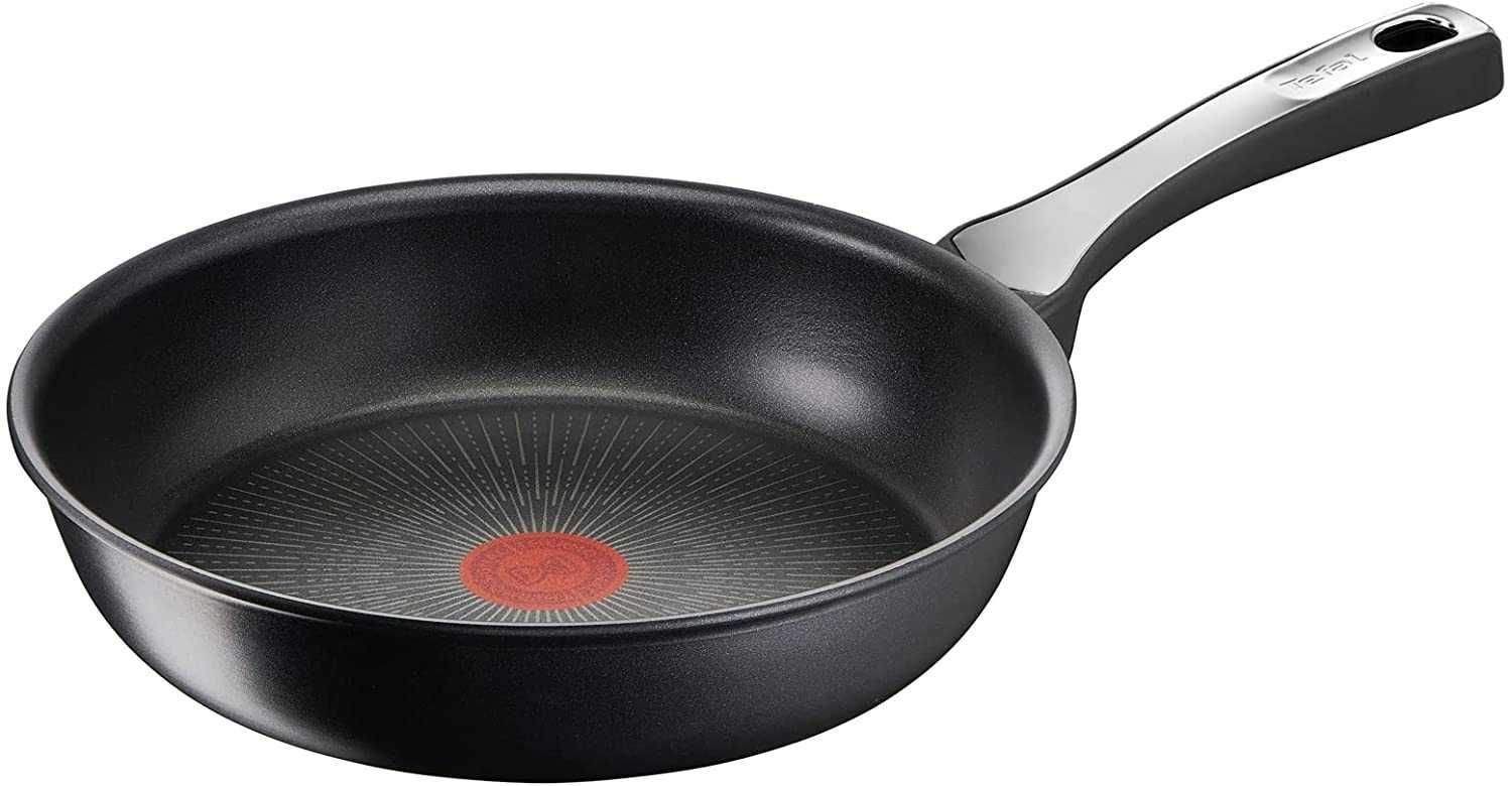 Patelnia tradycyjna Tefal Unlimited on wok pan 28 cm tytanowa