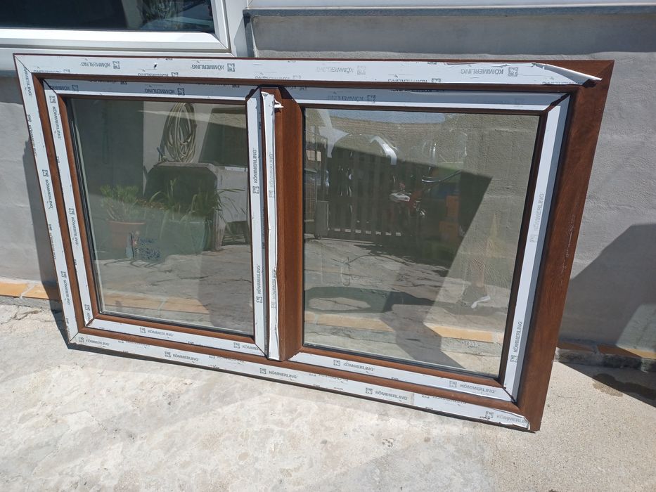Janela em pvc vidro duplo basculante