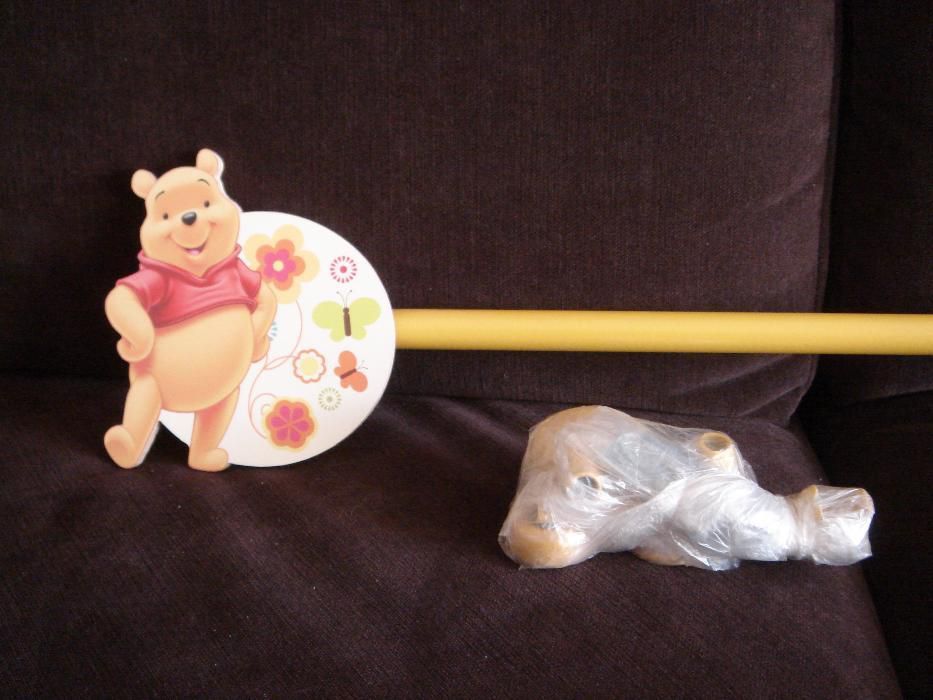 Karnisz, Kubuś Puchatek, żółty - 160 cm / NOWY