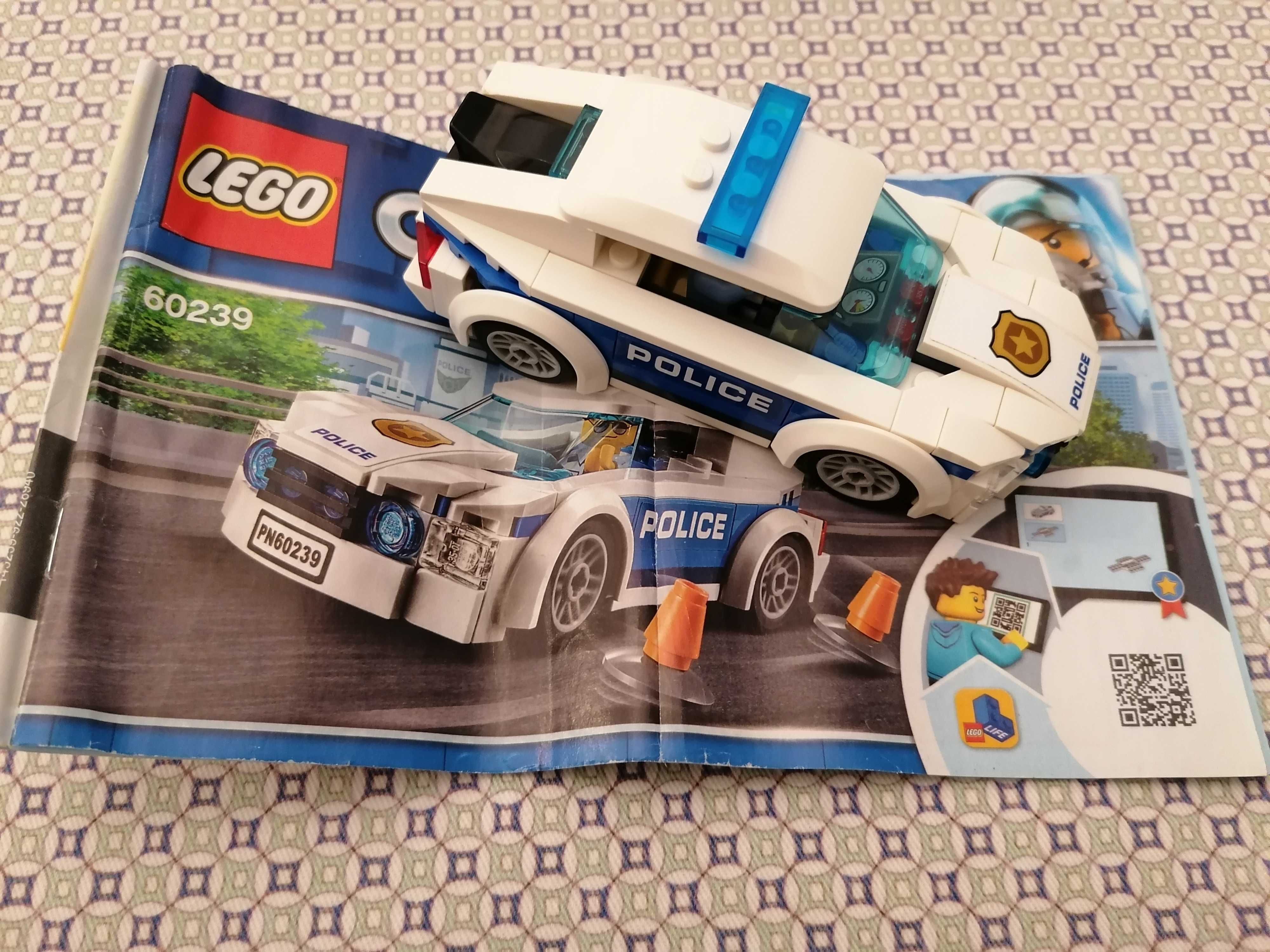 Lego city, carro da patrulha de polícia