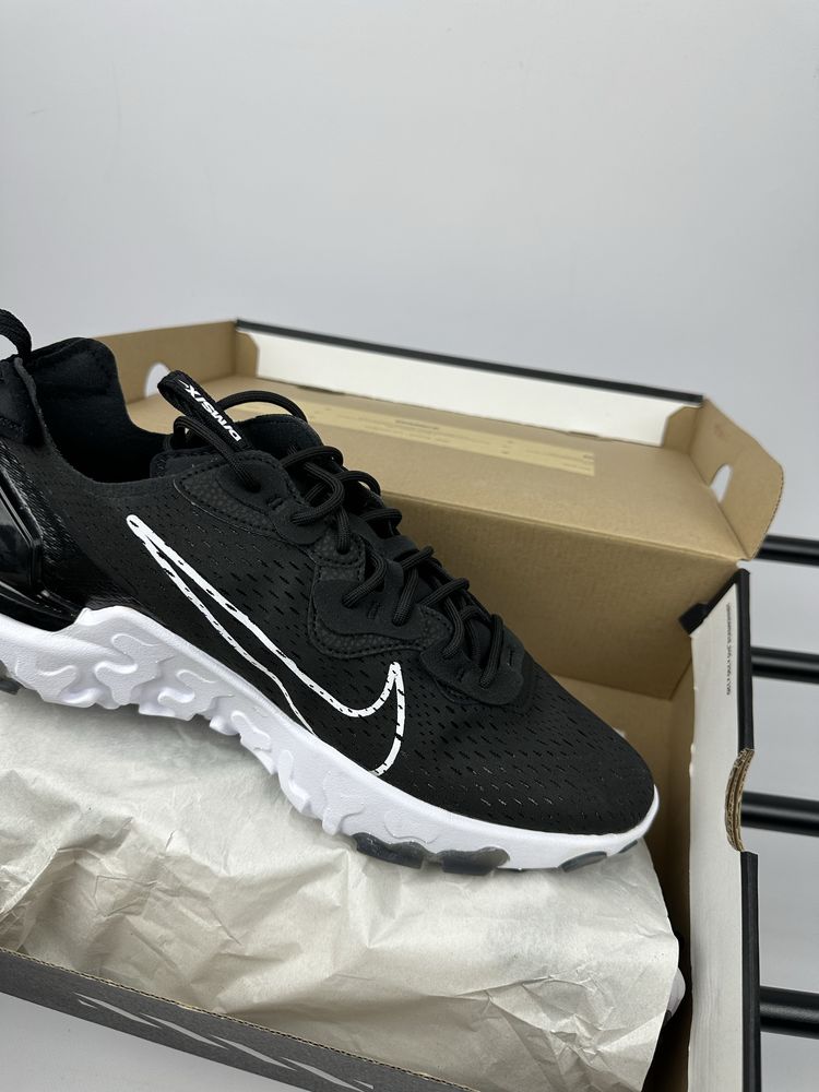 Оригінал!! Кросівки Nike React Vision black white CD4373-006