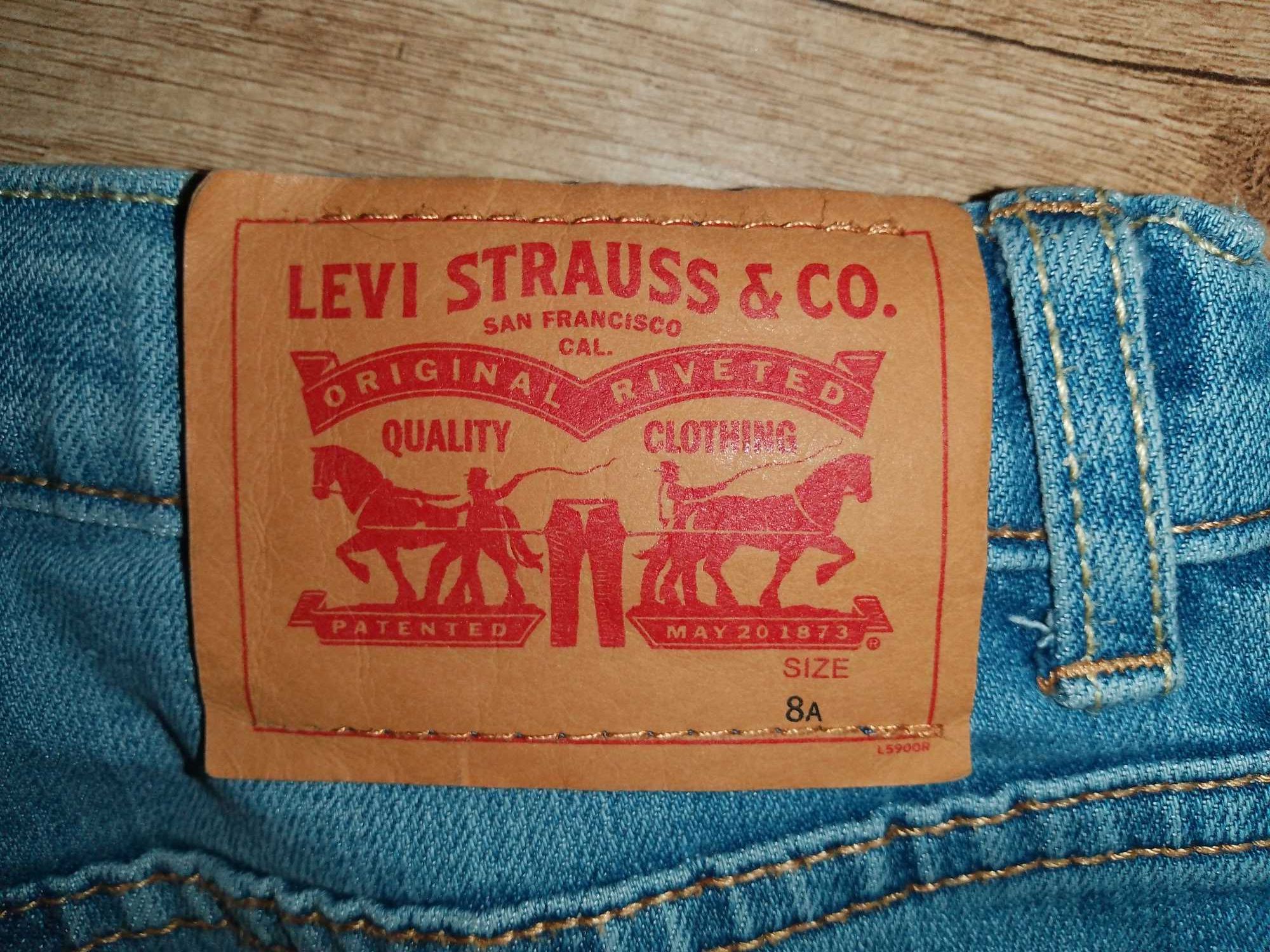 Zestaw spodnie adidas levis, koszulka TNF -128 -140 cm 8-9 lat