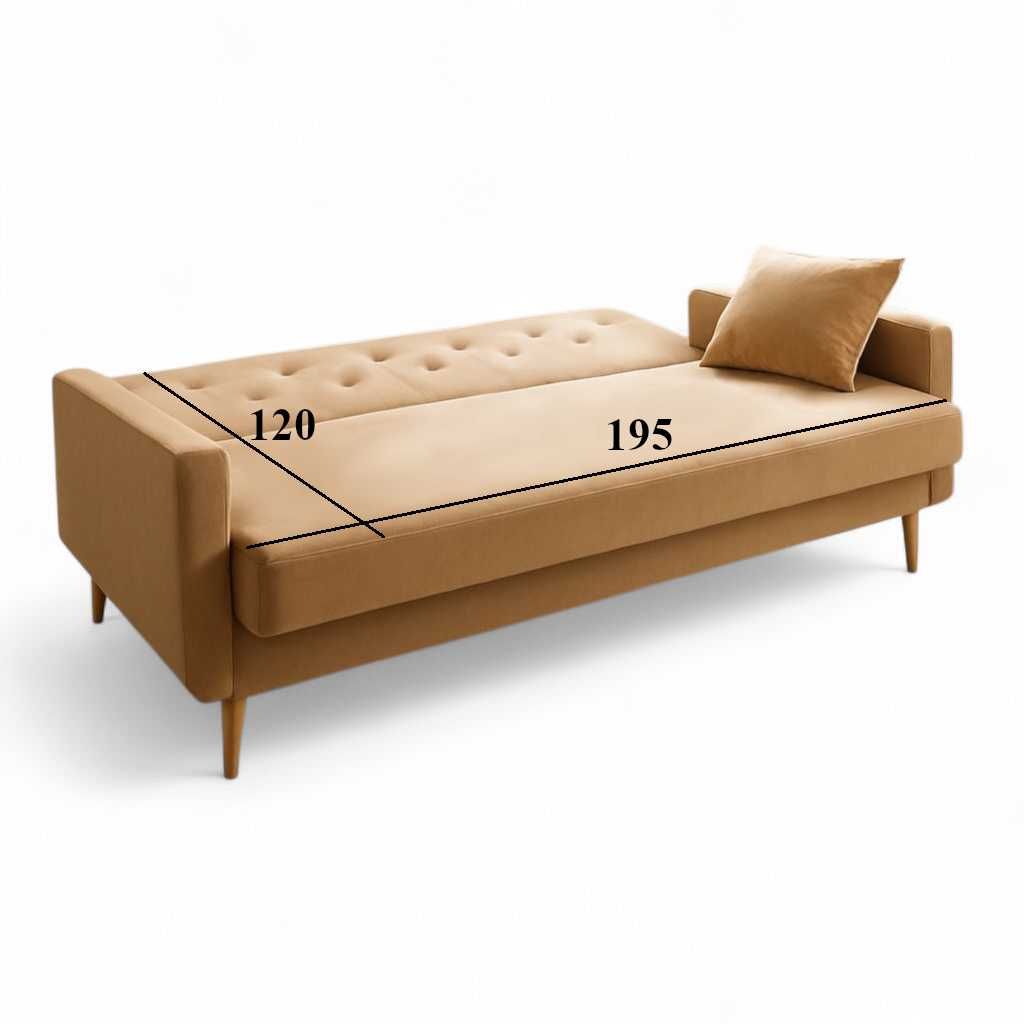 wersalka rozkładana Z FUNKCJĄ SPANIA z pojemnikiem kanapa sofa łóżko