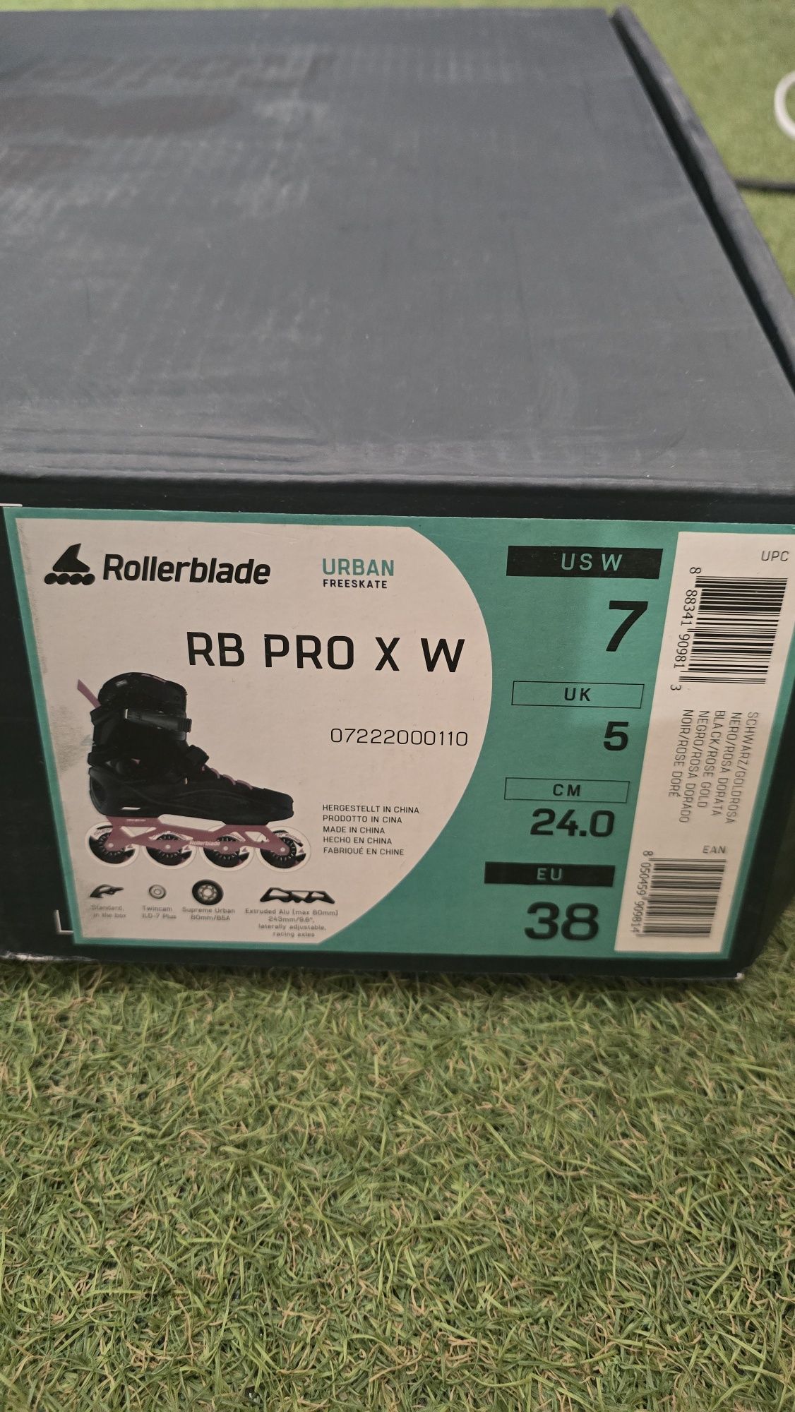 Rolki rollerblade pro x w 39 28cm nowe miejskie