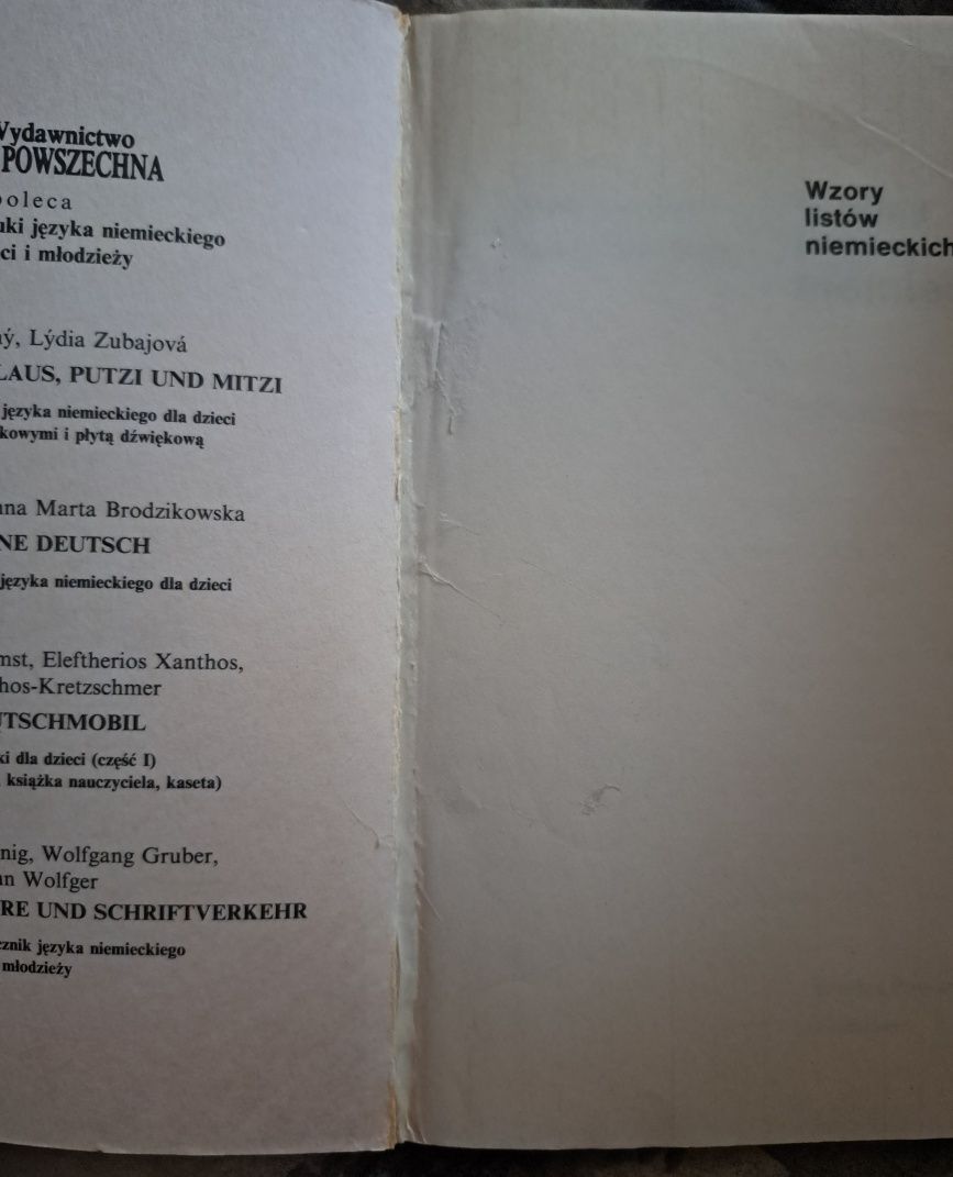 Wzory listów niemieckich. Z. Kwapisz.