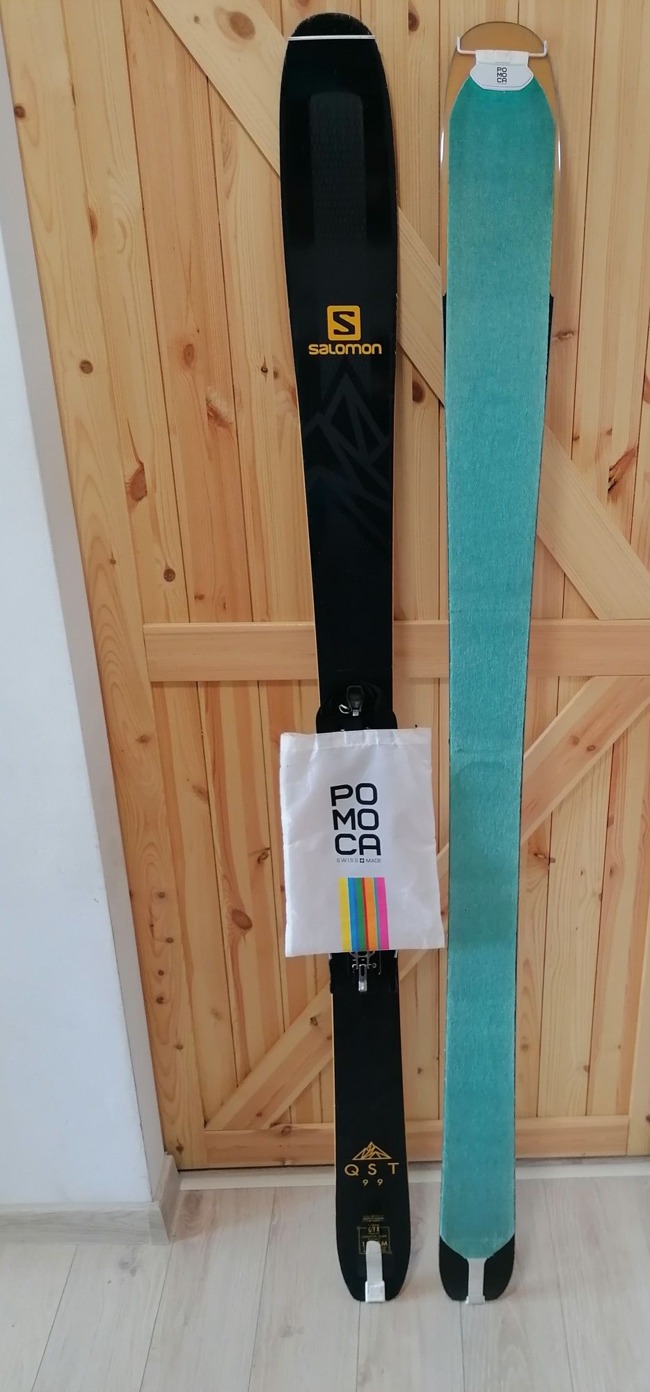 Narty skitur freeride Salomon qst 99 181 cm + wiazania backland + foki