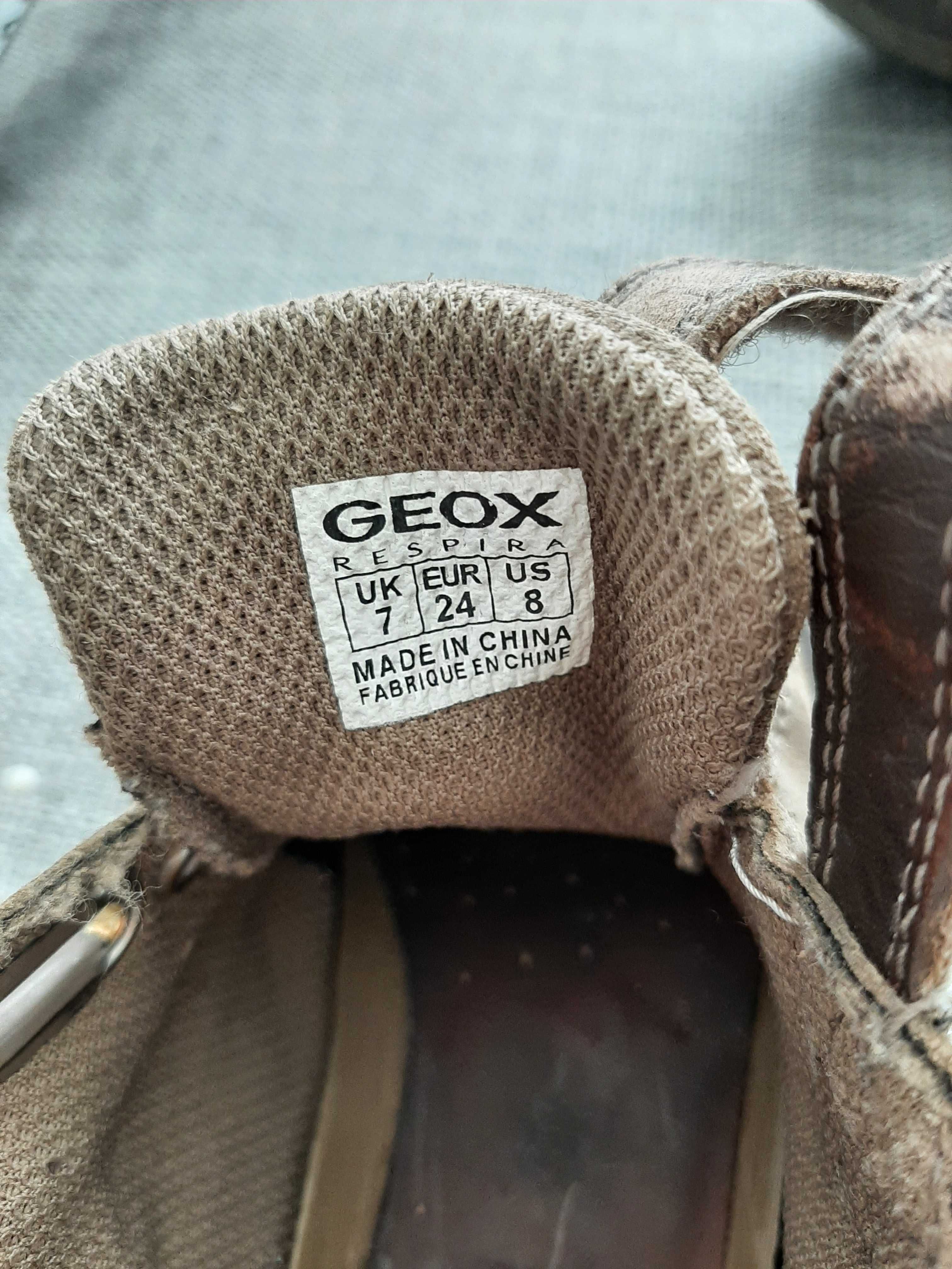 Ботинки,кроссовки,кожаные Geox