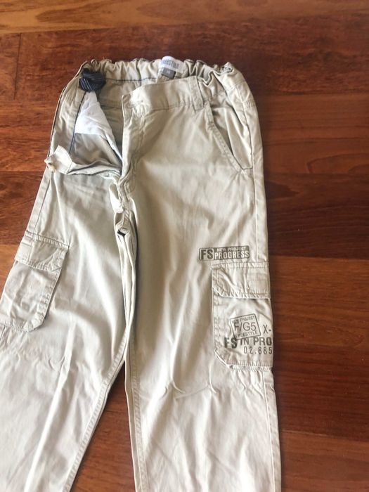 Rapaz | 14 anos | calças Freestyle | beges, tipo cargo