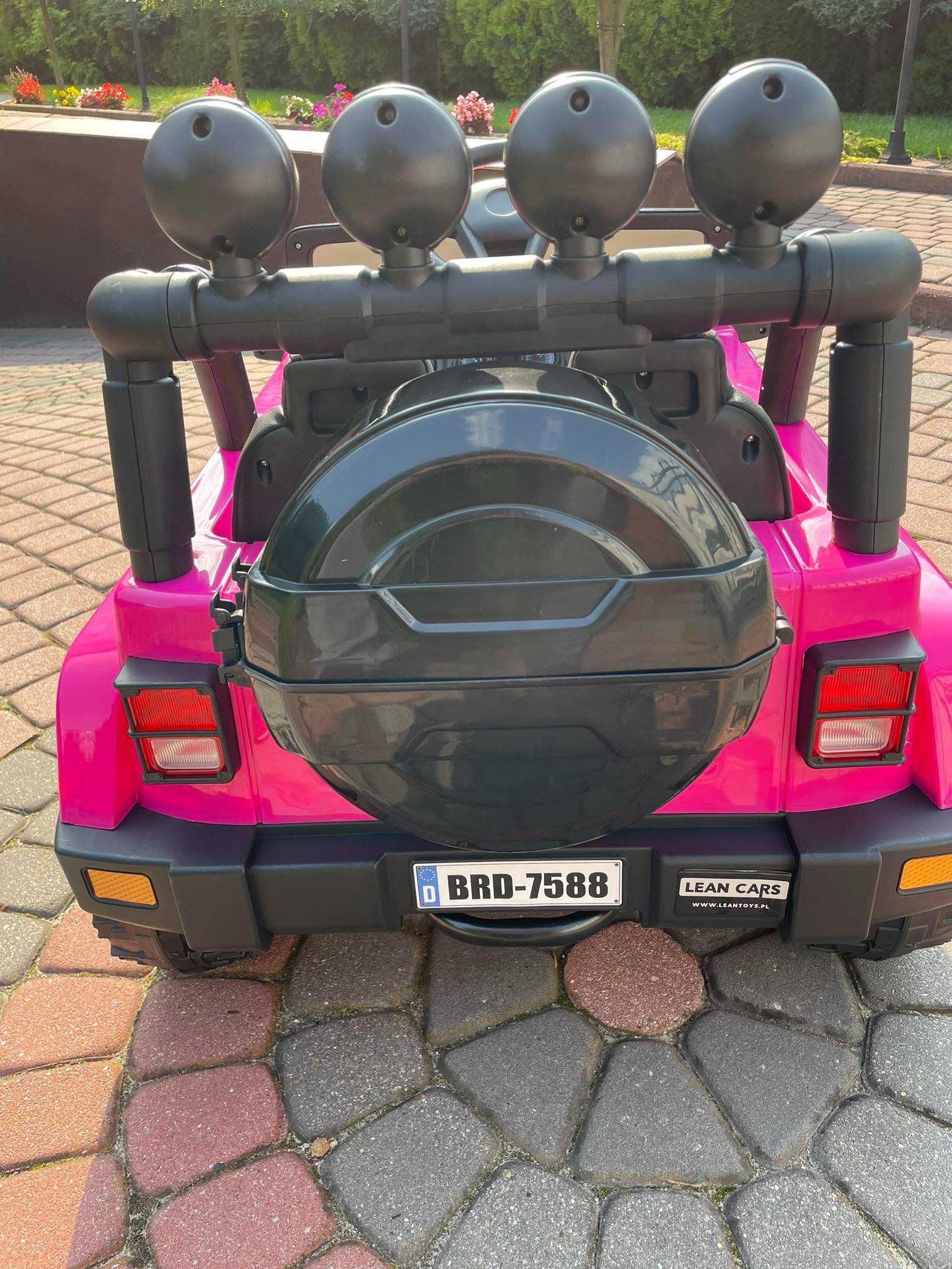 MEGAAUTKA.PL Autko na akumulator Jeep DUŻY samochód 4X4 PILOT EVA