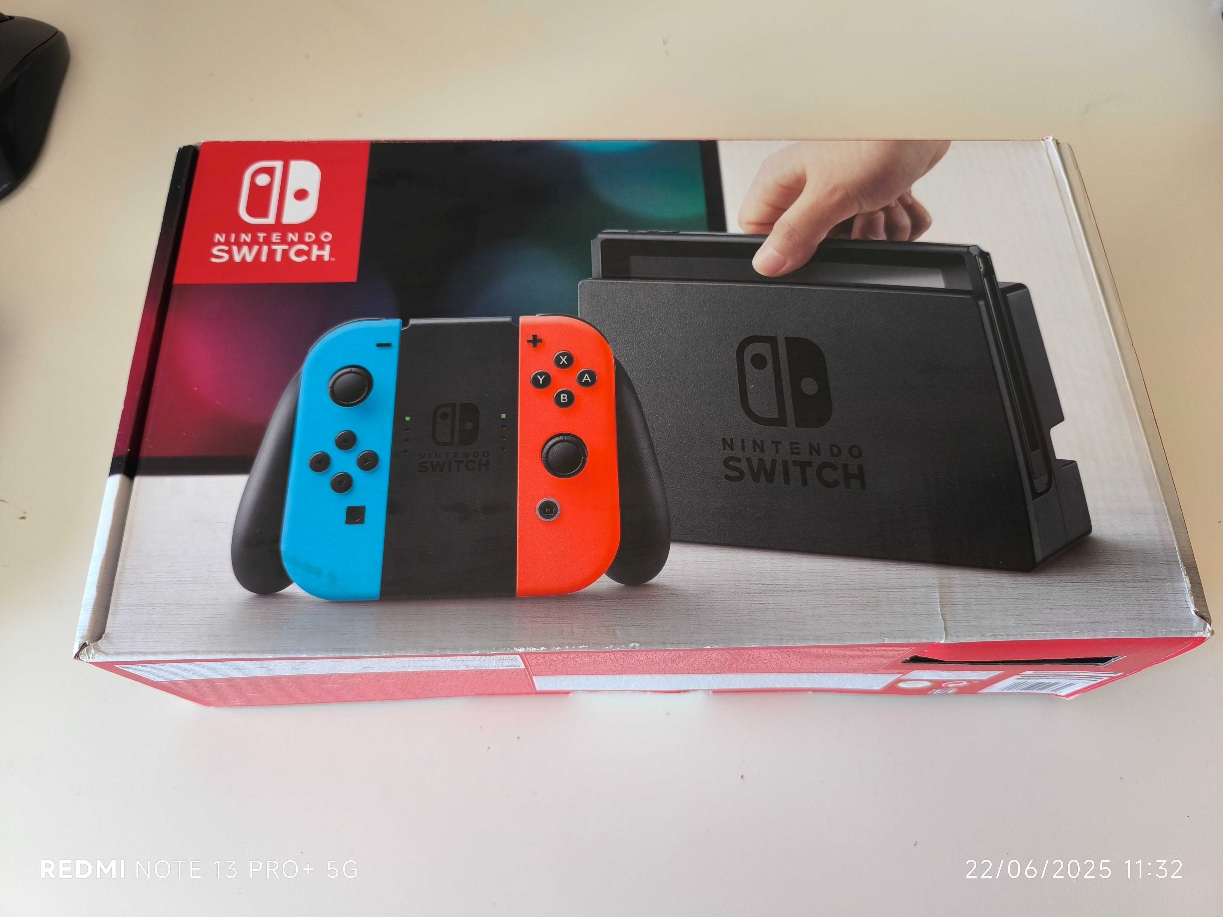 Nintendo Switch – Usada como Nova + 5 Jogos!