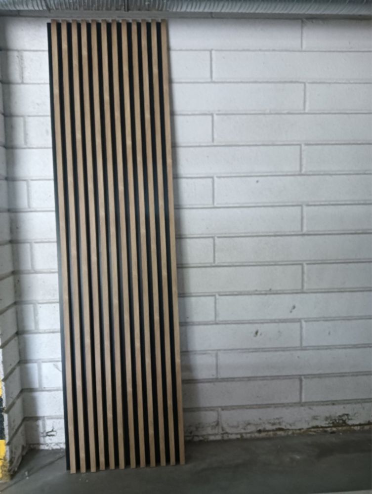 Nowe lamele, 19x281, drewno, czarne, 4 szt
