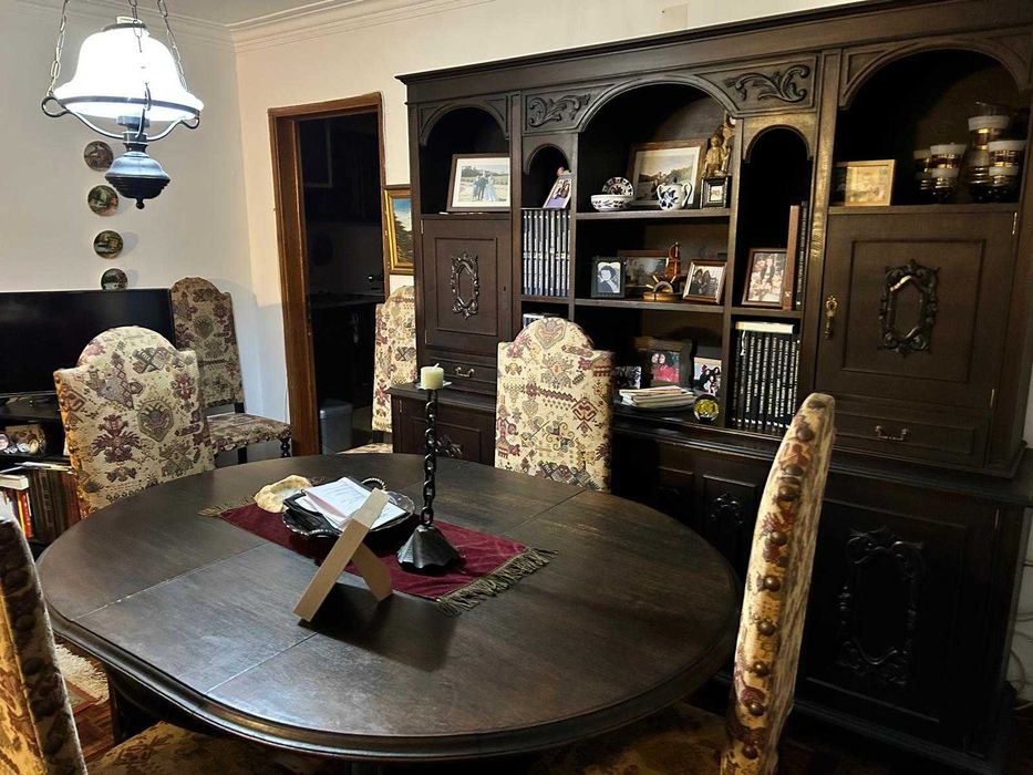 Mobília completa de casa de jantar