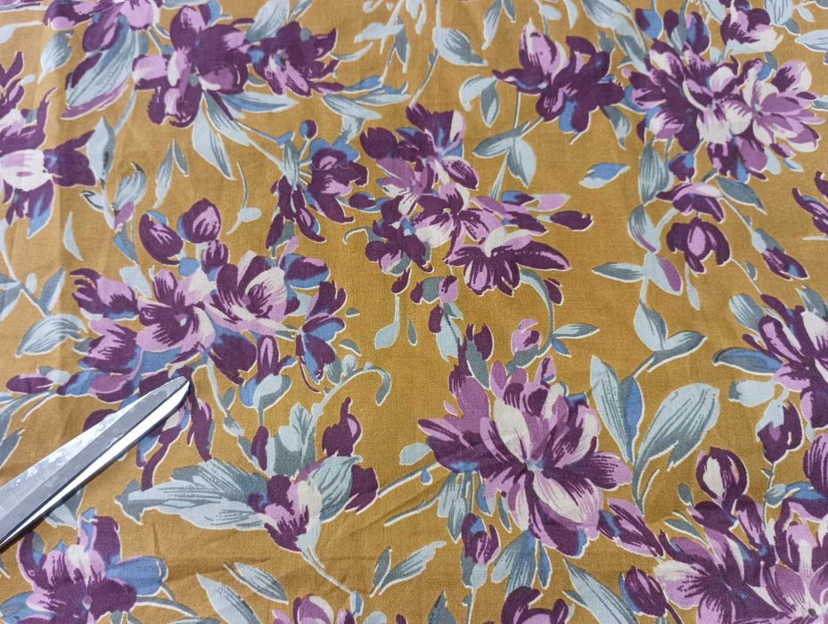 Тонкий набивной хлопок Италия