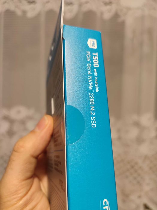 Dysk SSD Crucial T500 PRO Series 1TB M.2 NVMe PCIe Gen4. Nowy.