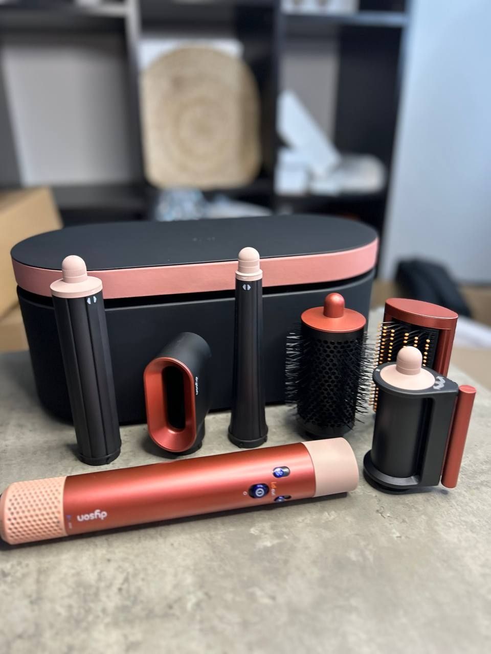 Стайлер Dyson Airwrap i.d. HS08 Straight & Wavy Red Velvet/Gold опт