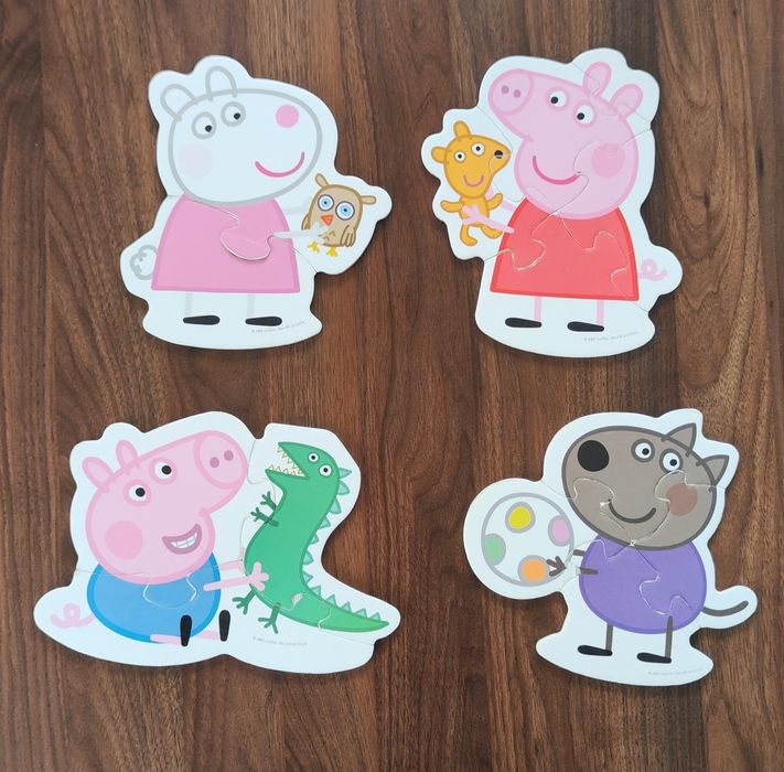 Puzzle dla dzieci 2+ Peppa