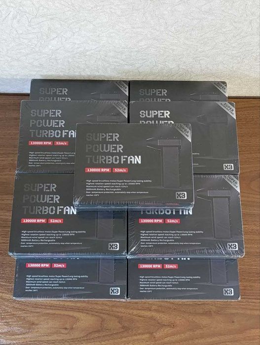 Turbo Fan X3 | Турбовентилятор Mini Turbo Jet Fan 130 000 RPM|52m/s