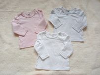 Koszulki longsleeve bluzki dziewczęce 68 h&m długi rękaw