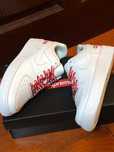 AF1\Powietrze*airDamskieNikeForce1SupremeWhite UnisexTrampki Rozm.38.5