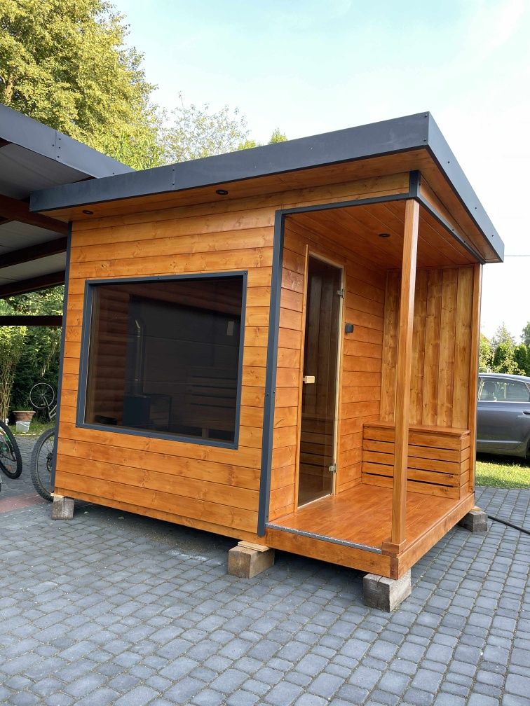 Sauna ogrodowa fińska
