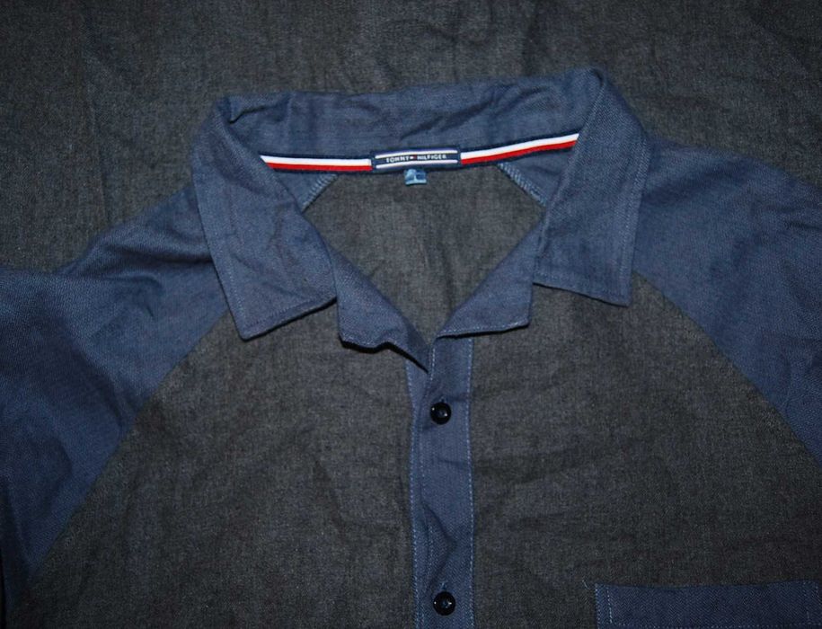TOMMY HILFIGER ROZ.L  koszula męska ciepła ,jak nowa