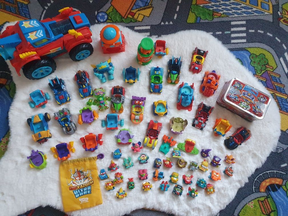 Auto Super Zings S Hero Truck Monster Roller Zinks plus samochody, wag