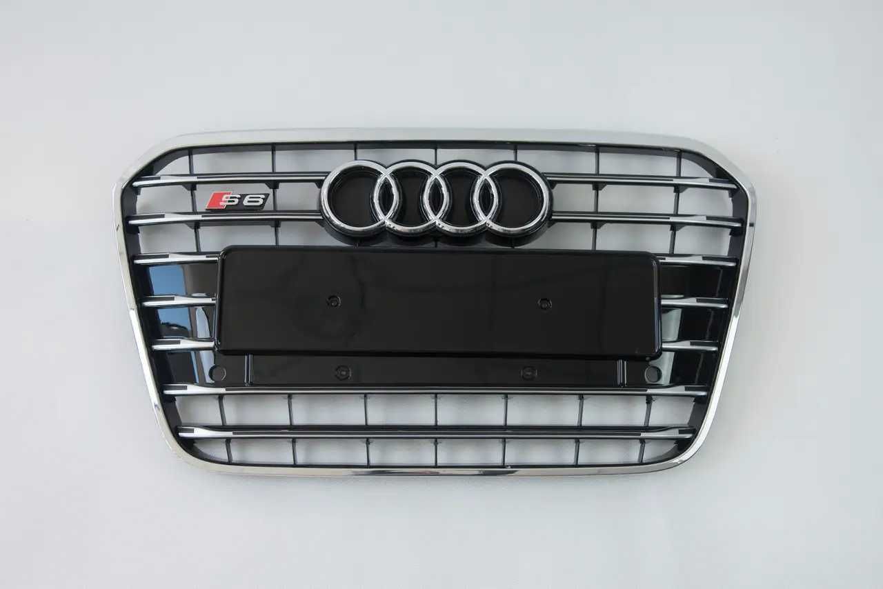 Решітка решетка радиатора Audi A6 2011-2014 год в стиле S6 S-Line с6