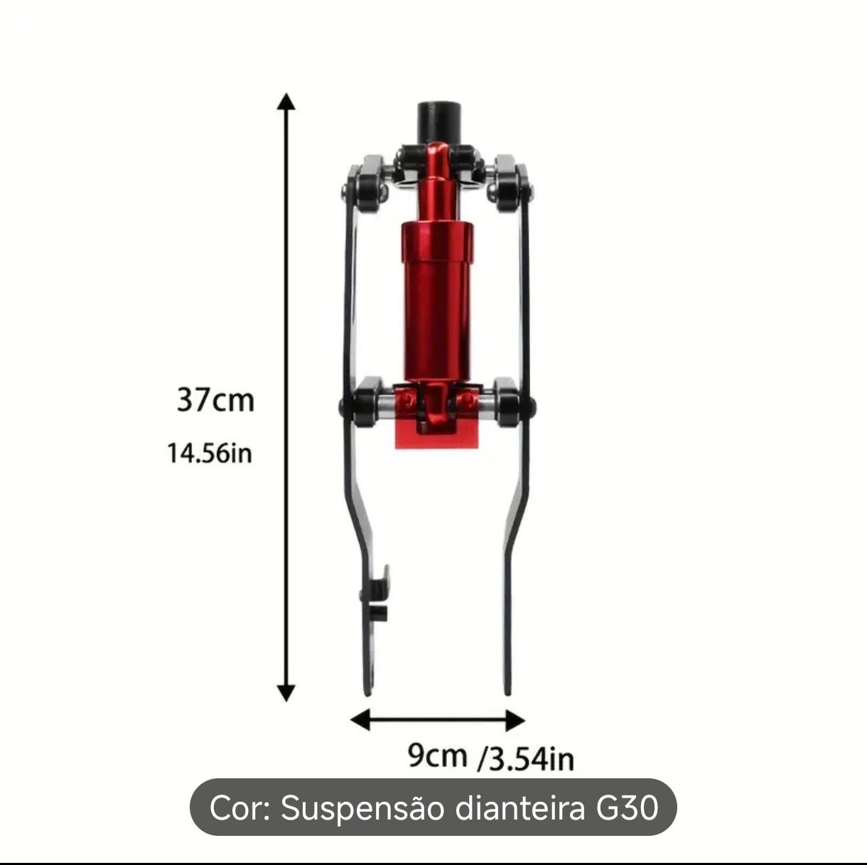 Kit suspenção scooter elétrica trotinetes Ninebot
