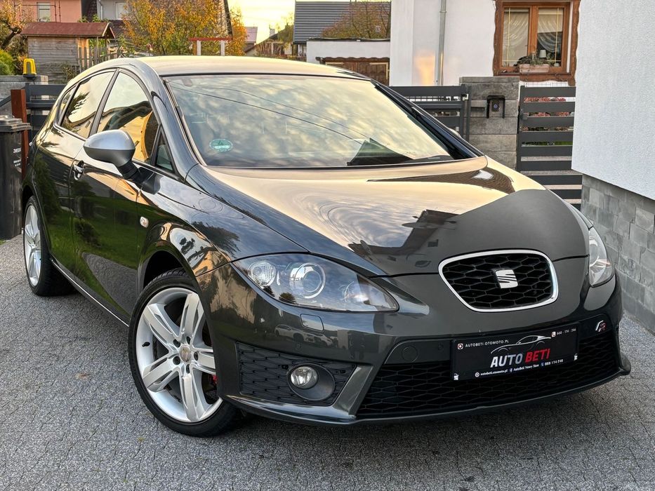 Seat Leon 2.0TDI 170KM FR 2010 190tyś bezwypadk oryginał /serwis do końca /ALU18