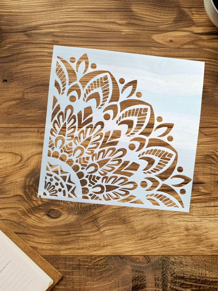 Szablon Mandala (wzór 70x70cm szablon 35x35cm ) malarski, DIY - Nowy