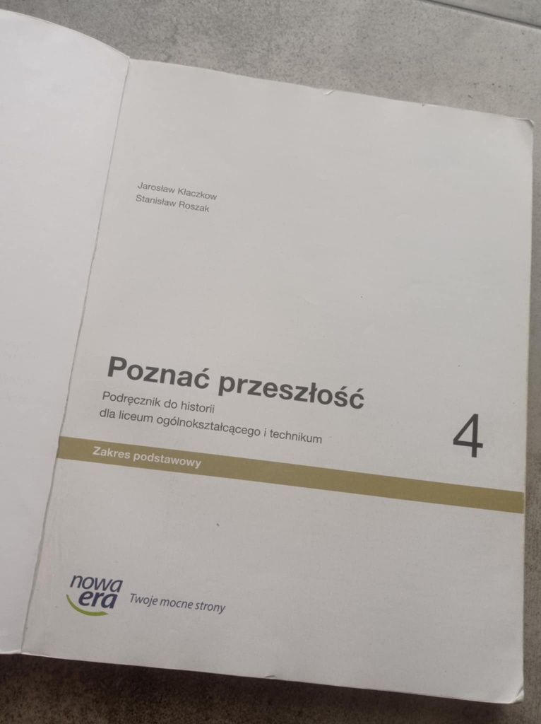 Poznać przeszłość zakres podstawowy