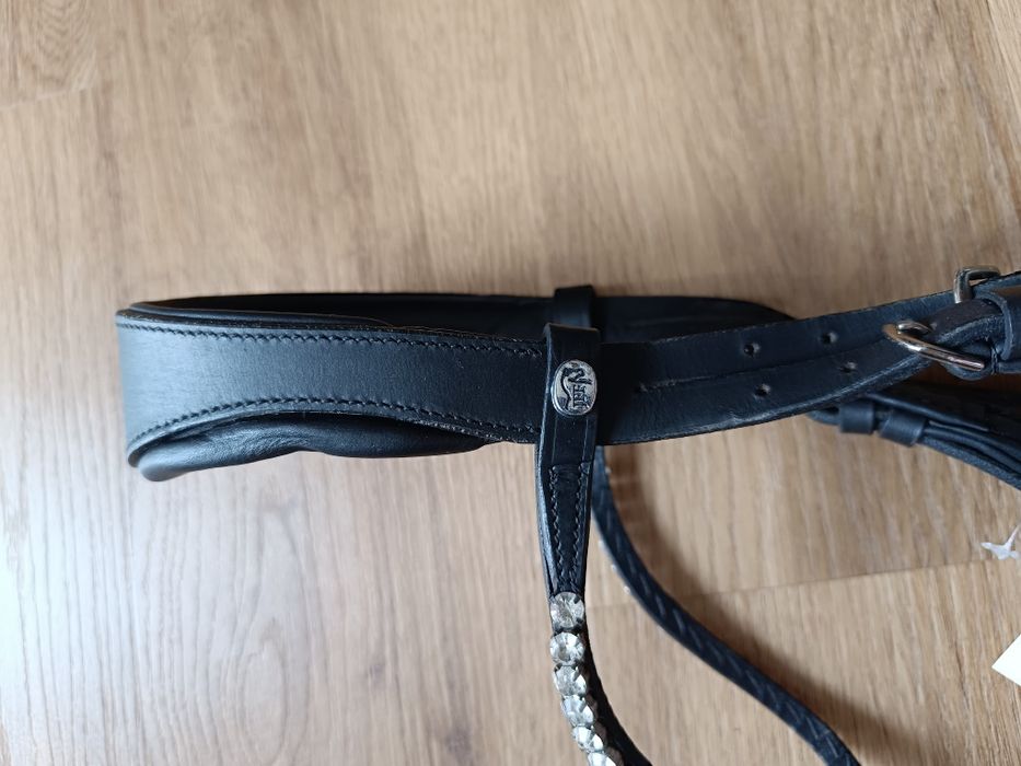 Full ogłowie anatomiczne czarne