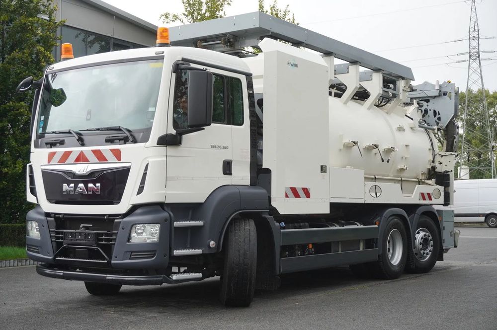 MAN TGS 26.360 E6 / Zabudowa WUKO Rivard 18 m3 / 90 tys. km / oś skrętna  _237150