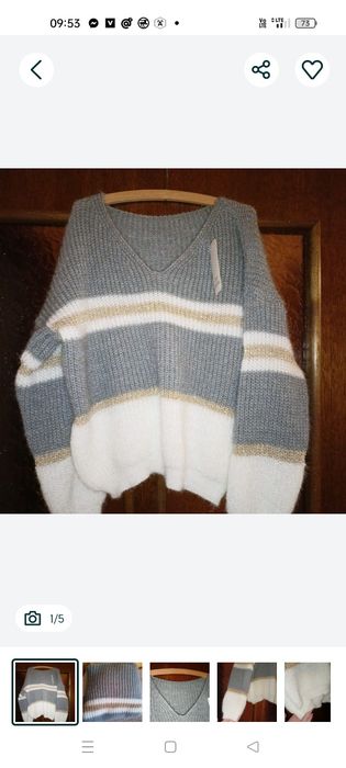 Dwa sweterki kolorowe