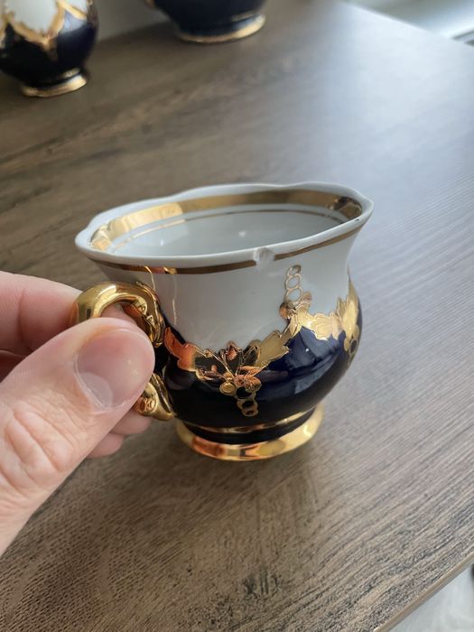 Чайний сервіз барановка синій бутон