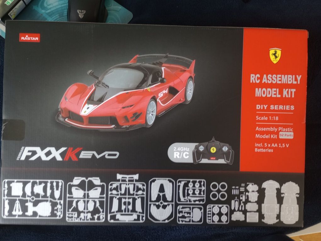 Nowy Rastar Model ferrari fxx K Evo / zdalne sterowanie / skala 1:18