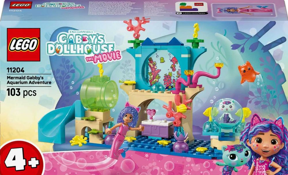 LEGO Koci domek Gabi Podwodna przygoda syrenki Gabi 11204