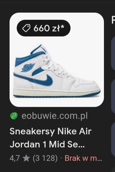 Sprzedam buty Nike Air Jordan 1 MID SE 45r Okazja!