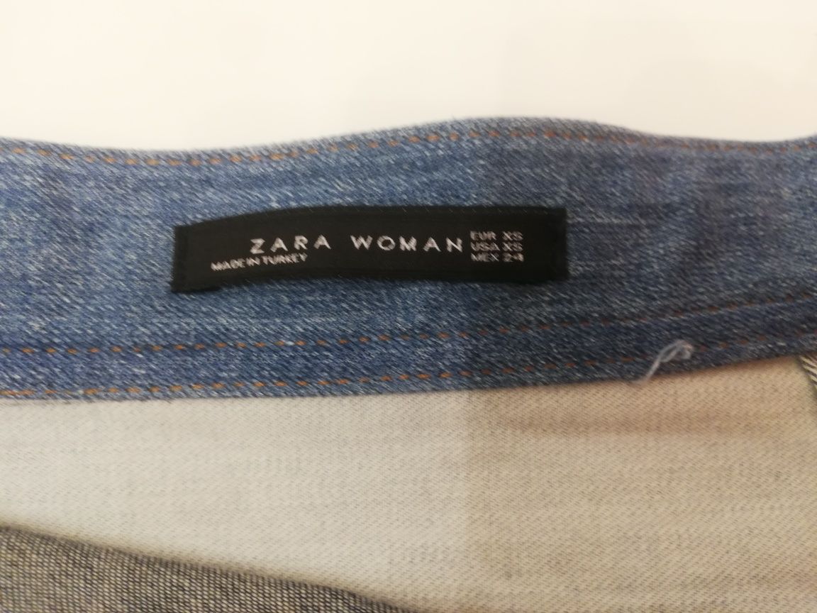 spódnica Zara 34 XS mini jeans