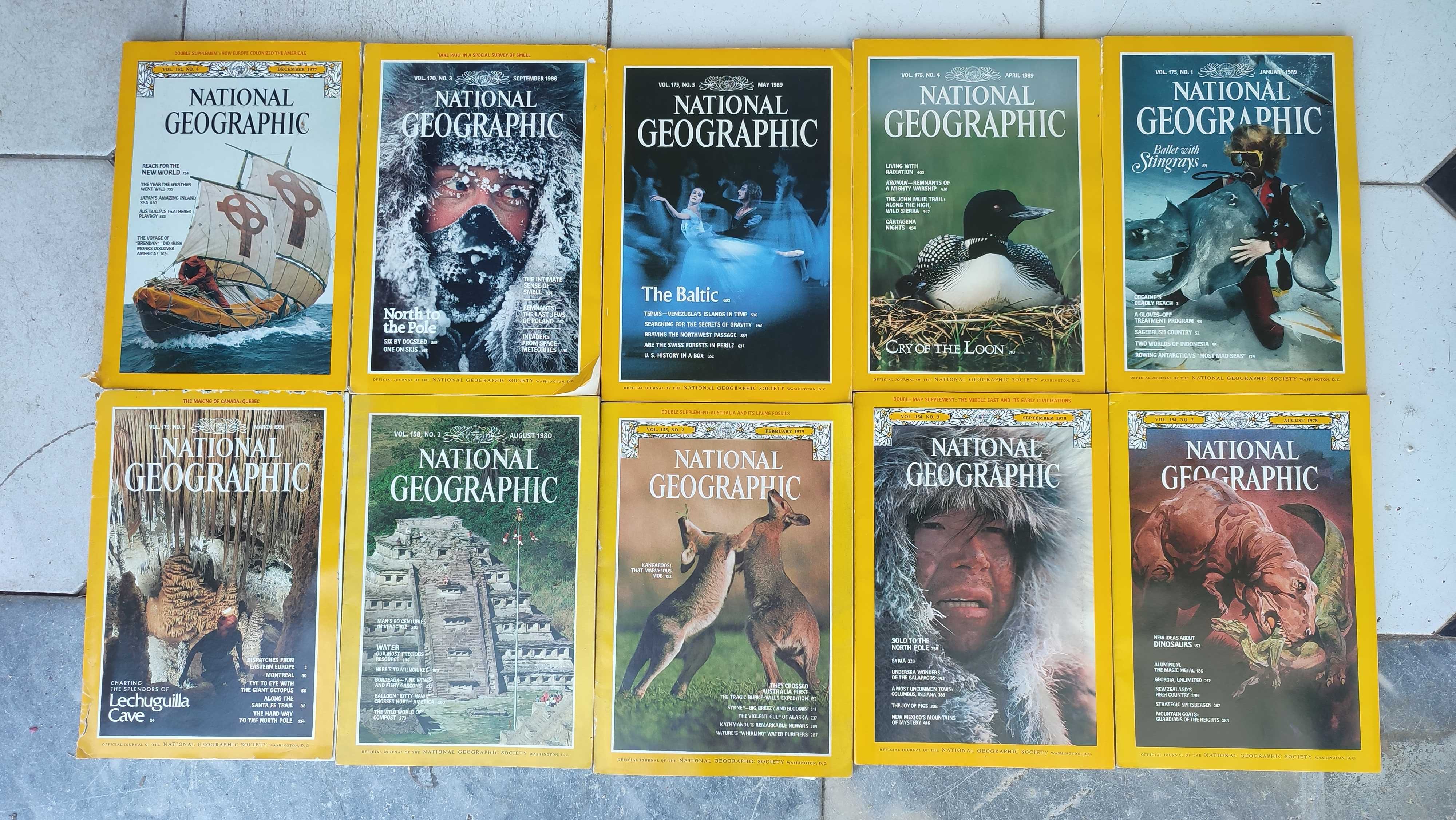 Lote 25 Revistas National Geographic - Edição Americana