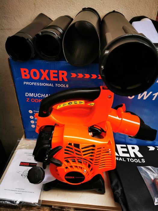 Dmuchawa+odkurzacz do liści śniegu spalinowa na benzyne z workiem 3w1