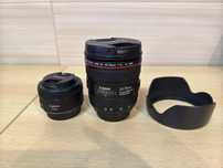 Objetiva 24-70 e 50mm