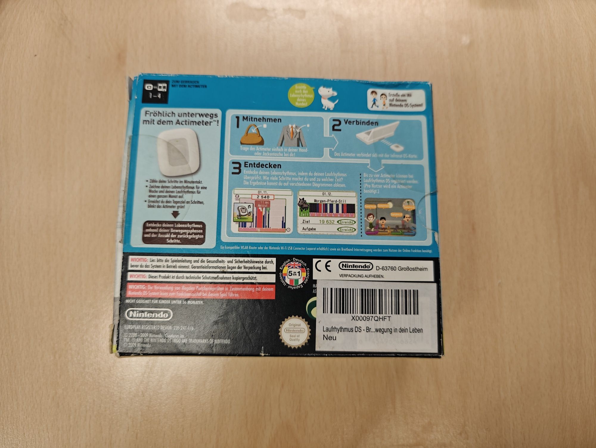Nintendo ds Activity Meter, Walking with me!  (tener osobisty)